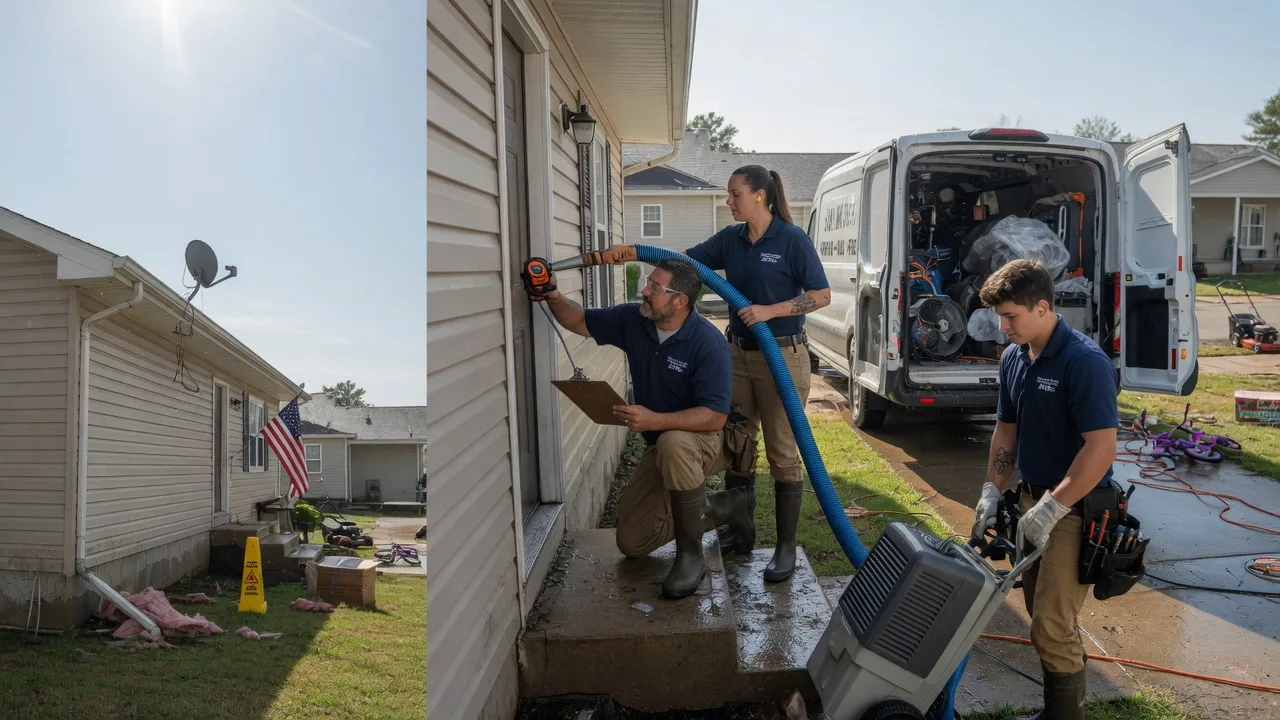 Ceiling Water Damage Restoration in Big Springs, NE near me
